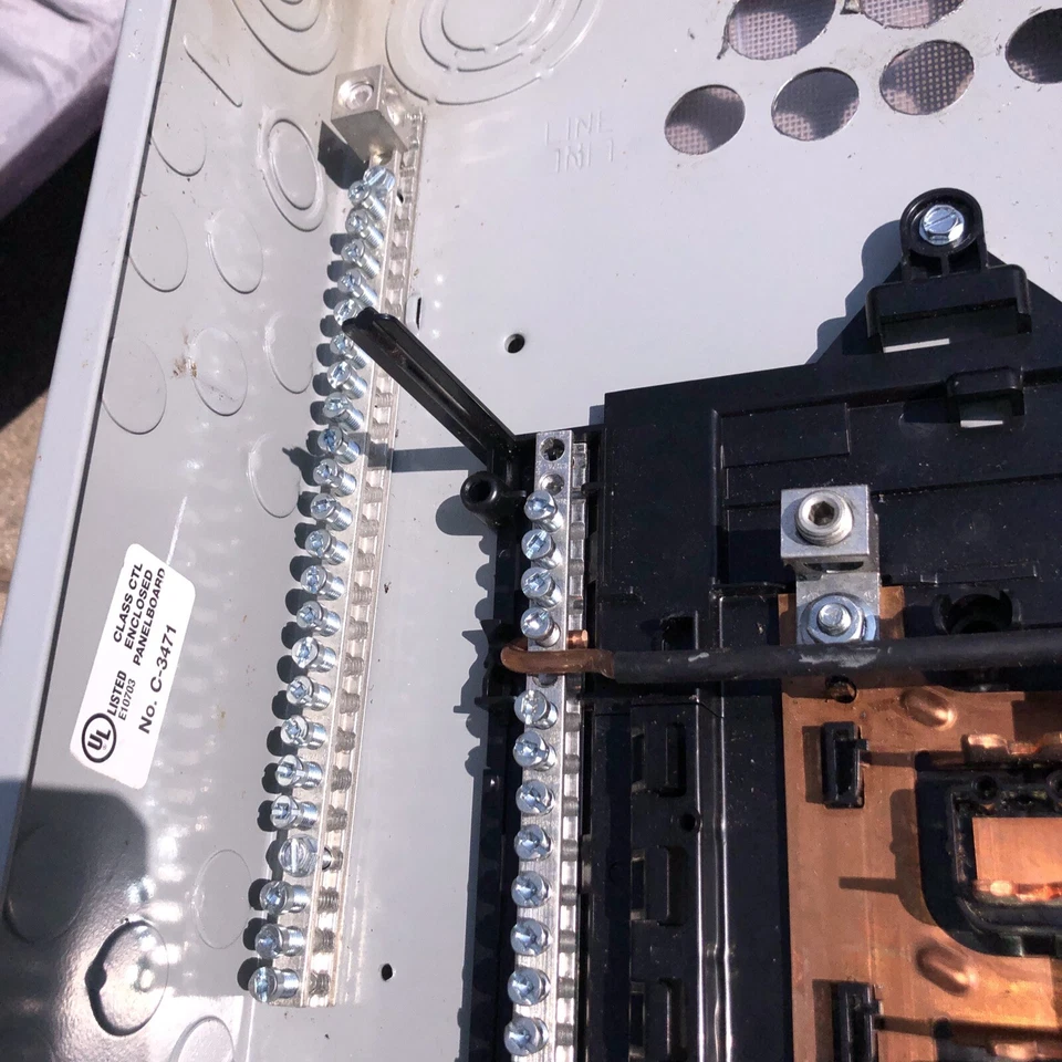 Центр нейтральной нагрузки SN серия 125 А 12 пространств 24 цепи внутренний основной зажим подключаемый - Изображение 3 из 4