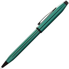 Cross Century II translucent green lacquer, Black PVD appointments Ballpoint Pen