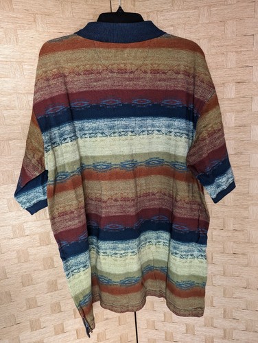 Polo Vaquero Azteca Suroeste XL Para Hombre Wrangler De Colección Para Hombre Nuevo con Etiquetas - Imagen 8 de 10