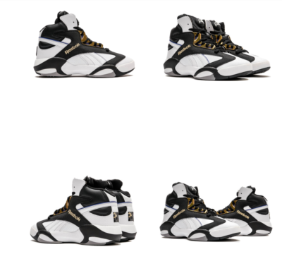 NEW Reebok Shaq Attaq Basketball Shoes Boots 100032830 White Black