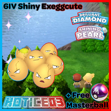 6IV Shiny Exeggcute Pokemon Brilliant Diamond Shining Pearl