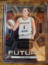 2024 Panini WNBA Select Jacy Sheldon Future Rookie RC #23 Dallas Wings