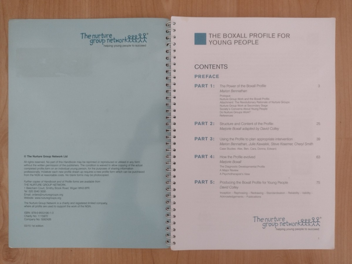 Boxall Profile Assessment.pdf Marjorie Boxall Quotes