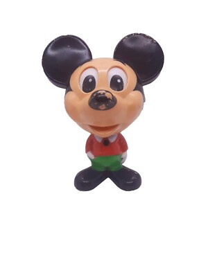 Vintage 1976 Mickey Mouse Pull String Talking Toy Walt Disney
