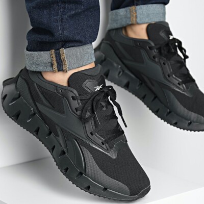 Reebok Zig Dynamica 4 Men's Size 11 Athletic Shoe Black Sneakers #395