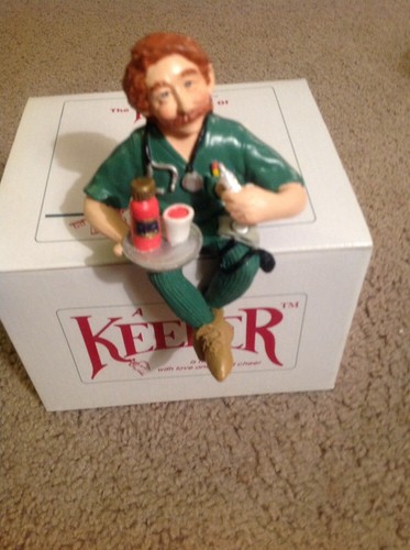 Shenandoah Designs Shelf Sitter KEEPER OF NURSES NURSE Male Nurse NIB