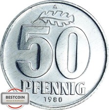 J1512 50 fenigów NRD 1980 w EXP 898885