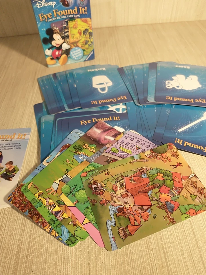 Disney Eye Found It Card Game for Boys & Girls Age 3+ Complete 57 Cards - Image 2 of 3