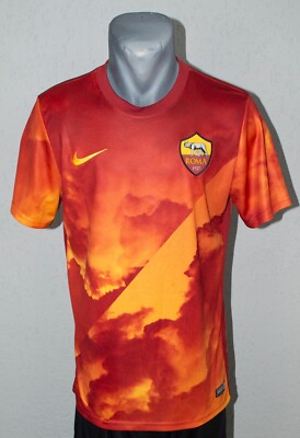 AS Roma Jersey 2019/2020 Pre Match Football Soccer Mens Shirt Size