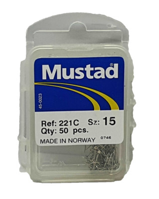 Ami MUSTAD - Ref. 221C - Größe 15 - Stück 50 - FG548