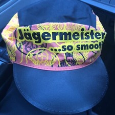 Vintage Jagermeister So Smooth Painter Hat One Size Stretch Flex Fit Hipster