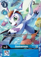 Gomamon Alternate Art Foil - BT7-018 NM - Digimon TCG