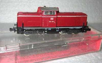 FLEISCHMANN 7230 N PICCOLO DB BR212 181-2 DIESEL LOCOMOTIVE EP IV RED 'B' TESTED