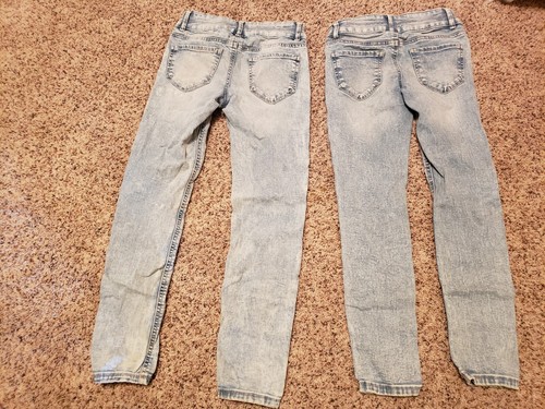 Lot Of 2 So Jeans Girls Size 10 Skinny Distressed Jeans - Picture 6 of 6