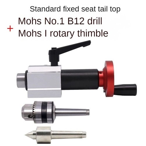 Beading Machine Telescopic Tailstock Small Wood Lathe Rotating Movable Top - Picture 29 of 32
