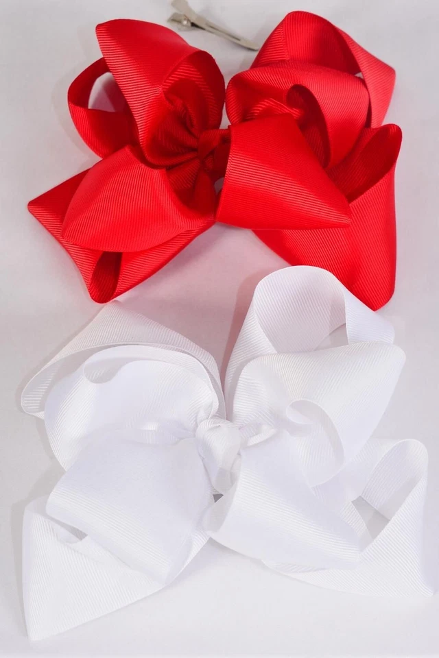 Arcos de gorgorão e cetim nas cores do colégio; tamanhos de bebê a jumbo extra. - Imagem 2 de 4