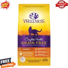 Grain-Free Dry Cat Food Indoor Deboned Chicken Recipe Protein Health 5.5 Lb Bag