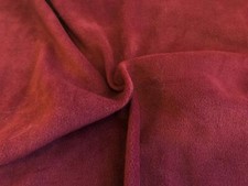 QUALITY Anti Pil Polar Fleece Fabric Material - WINE