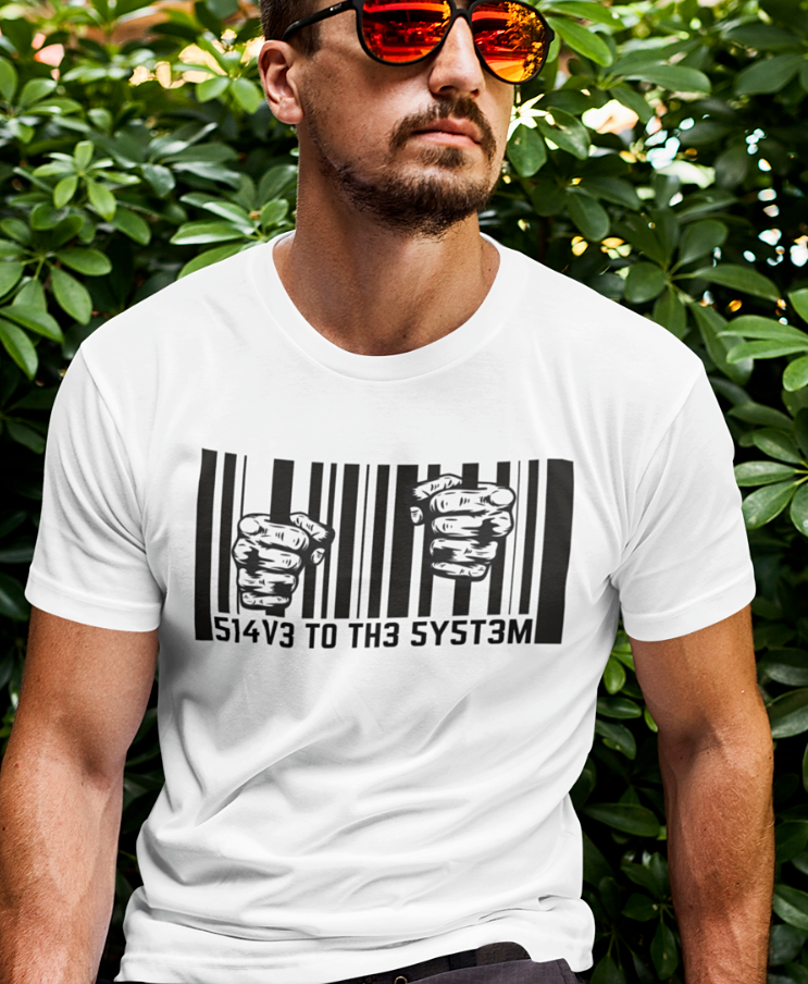 CAMICIA SCHIAVA DEL SISTEMA GRIND anarchico protesta libertà obbedire detenuto slitta fila