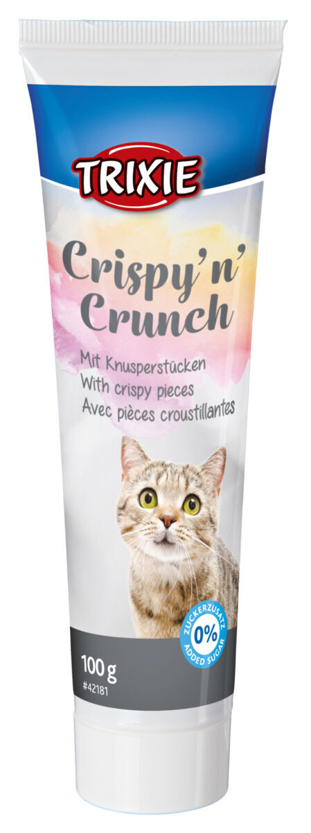 Trixie Crispy'n'Crunch Paste mit Knusperstückchen gegen Haarballenbildung Katze