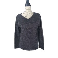 Habitat Clothes to live in Metallic gray sweater small READ