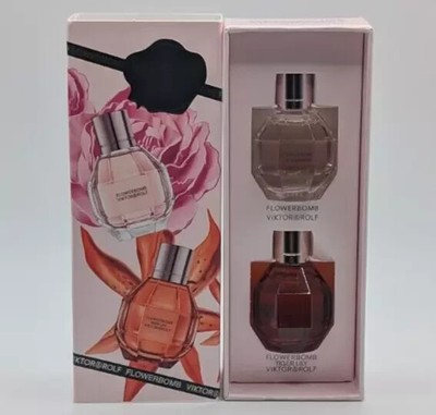 Victor Rolf EDP Eau De Parfum Gift Set Flowerbomb & Tiger Lily 0.24oz / 7ml each