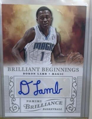 2012-13 Panini Brilliance Doron Lamb #18 Magic Brilliant Beginnings Autographs