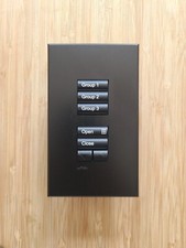 LUTRON QS Wired Keypad : QSWS2-1RLDN-BL-E01