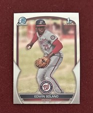2023 Bowman Chrome 1st Bowman #BCP-169 Edwin Solano RC Rookie card