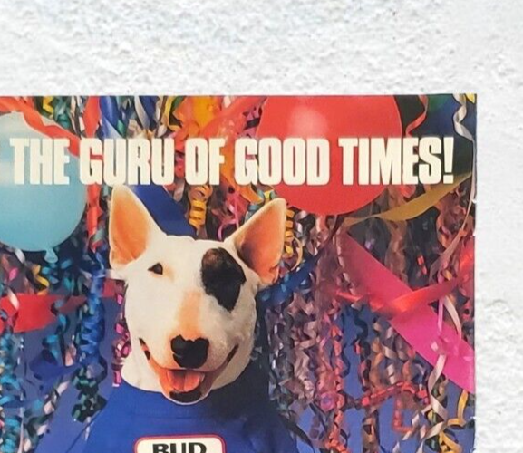 Spuds Mackenzie Bull Terrier Bud Light Beer Single Page 1980s