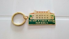 THE HENRY M. FLAGLER MUSEUM SOUVENIR KEYCHAIN/KEYRING - PALM BEACH, FLORIDA