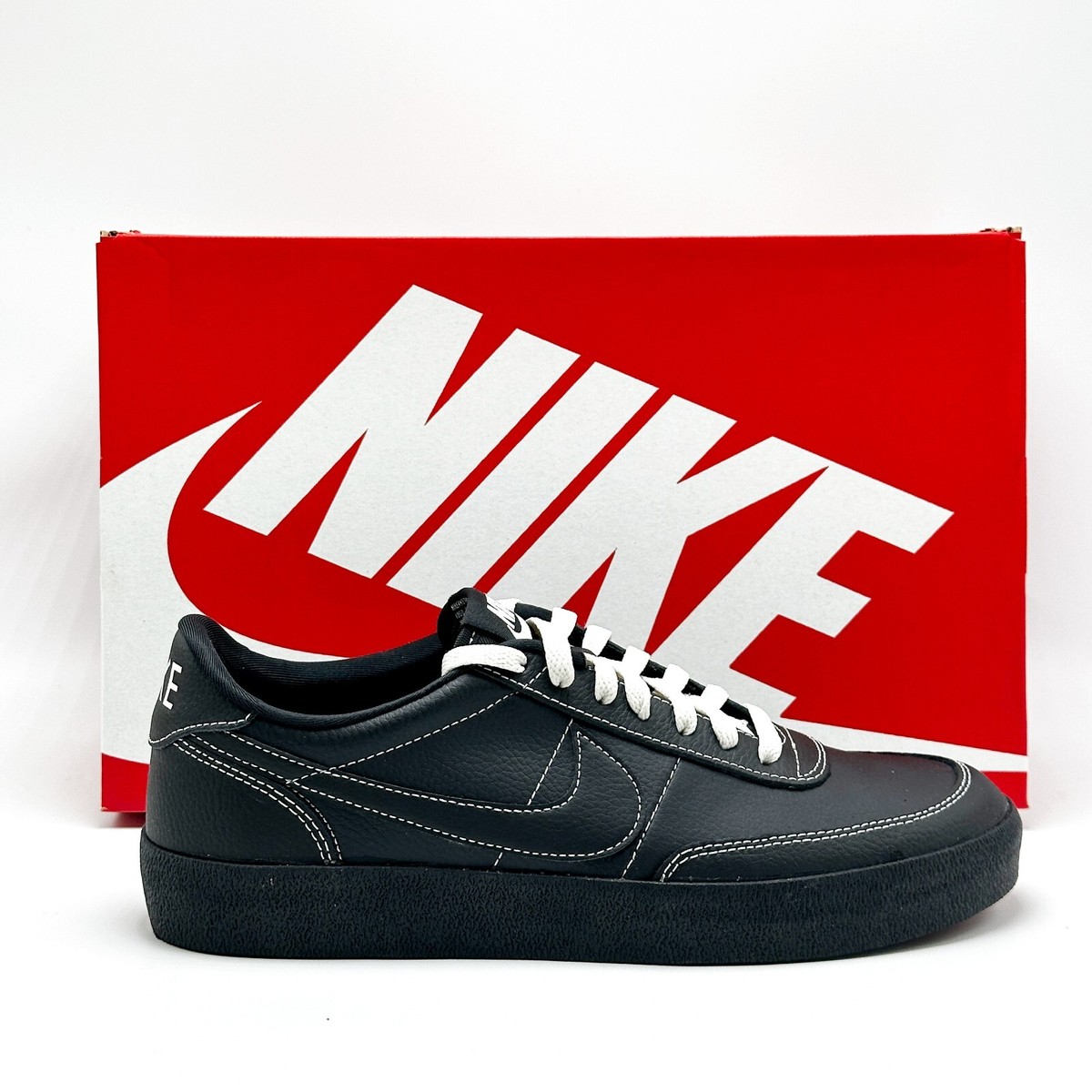 靴 NIKE KILLSHOT 2 PRM NEW* Men Nike Killshot 2 Leather Phantom Black (HJ7263 010