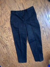 Vintage Evan Picone Women's Size 10 Black Flat Straight Dress Pants HOME45