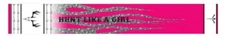 White Water Archery Euro Mount Solid Pink Hunt Like a Girl Arrow Wraps 15pc Pack