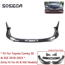 Carbon Fiber For Camry SE XSE 2018-23丨Yofer V2 Winglet 5Pcs Front Bumper Lip Kit