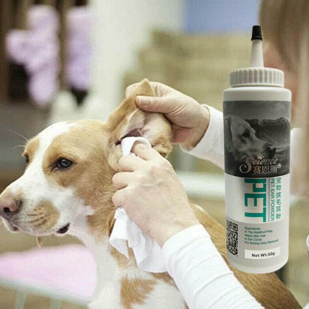 Pet Ear Powder For Dogs and Cats Pet Ear Health Care to Hair 50g Remove