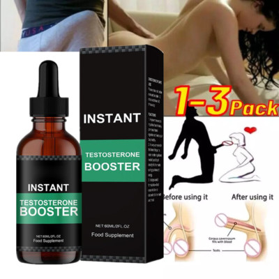 Testosterone Booster Drops - Increase Energy, Improve Muscle Strength & Gro B6U2