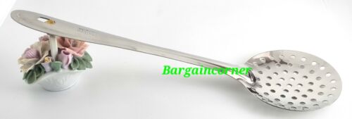 Kitchen Skimmer Strainer P Slotted Cooking Spoon Stirring SS Serving Mixing 33cm - Picture 4 of 13