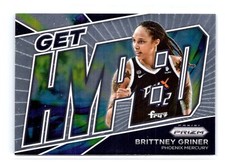 2022 Prizm WNBA #9 Brittney Grines Get Hyped Phoenix Mercury Mint