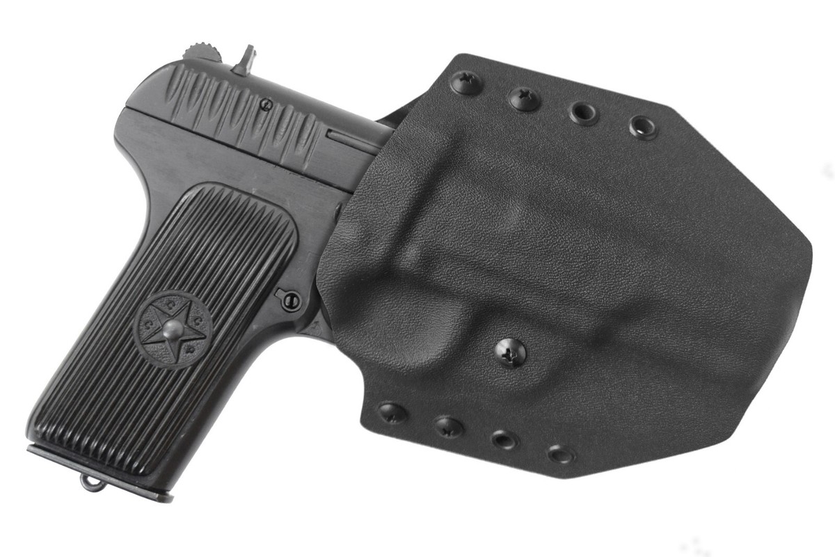 Belt (OWB Carry) kydex holster for pistol TT (Tula Tokarev