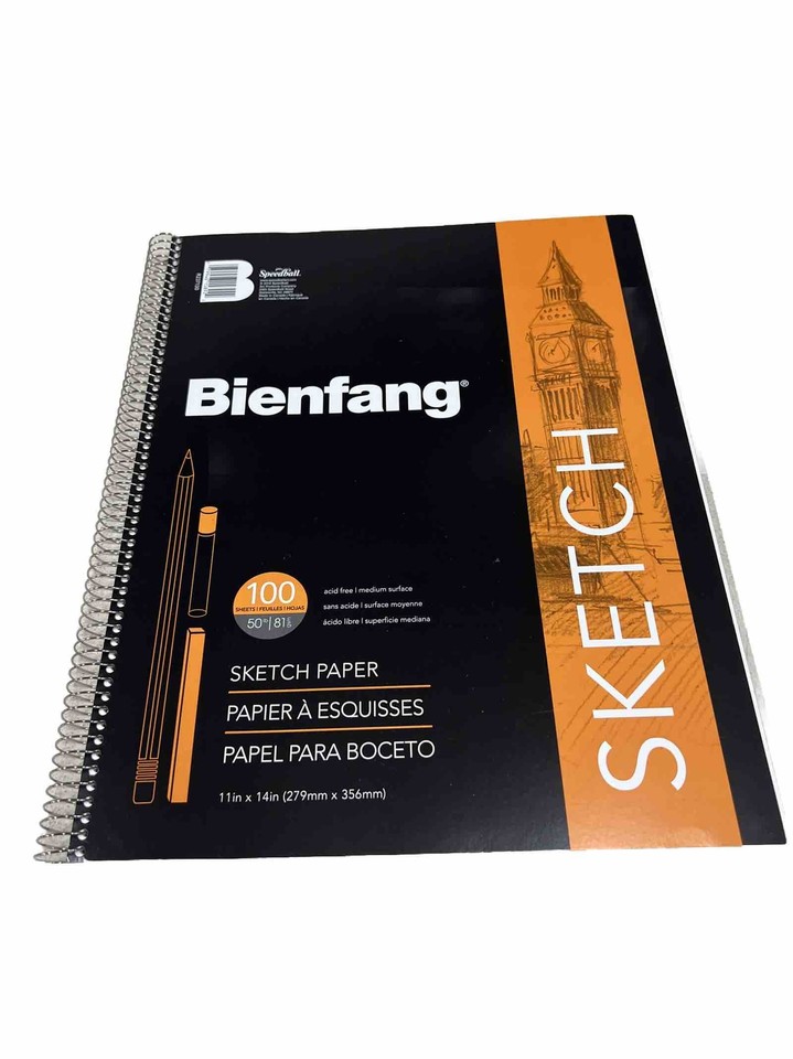 Bienfang Skizzenblock – 3 Stück, 14 X 21,6 Cm, 100 Blatt Für Zeichnen & Skizzieren