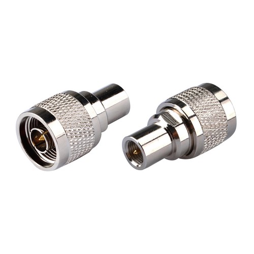 2-Pack FME Male to N Male Connector Adapter for Vehicle Truck Cell Phone Booster - 第 1/4 張圖片