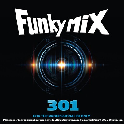 Funkymix 301 CD DJ Remix Hip Hop Rap Beyonce' Kanye Ice Spice Bryson Tiller Dlow