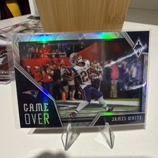 2020 Panini Phoenix Game Over James White Game Over Patriots NFL Super Bowl card