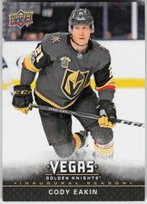 Cody Eakin Base Upper Deck Vegas Golden Knights Inaugural Season 21 NM