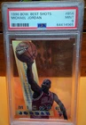 Bowman's Best 1996 Best Shots Michael Jordan #BS6 Chicago Bulls PSA 9