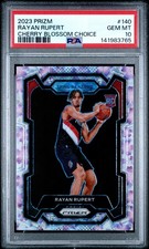 2023 PANINI PRIZM CHERRY BLOSSOM CHOICE #140 RAYAN RUPERT 16/20 PSA 10
