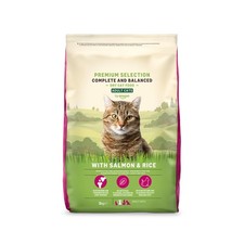 Dry Cat Food Salmon & Rice 3kg Adult Cats Complete Nutrition 3.98 per kilo