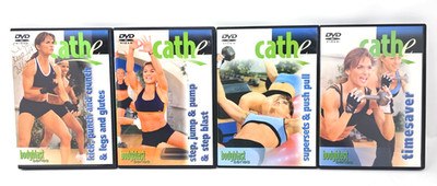 Cathe Home Gym Body Blast Workout DVD Series  (3 DVD SET + Bonus Timesaver) VGC!