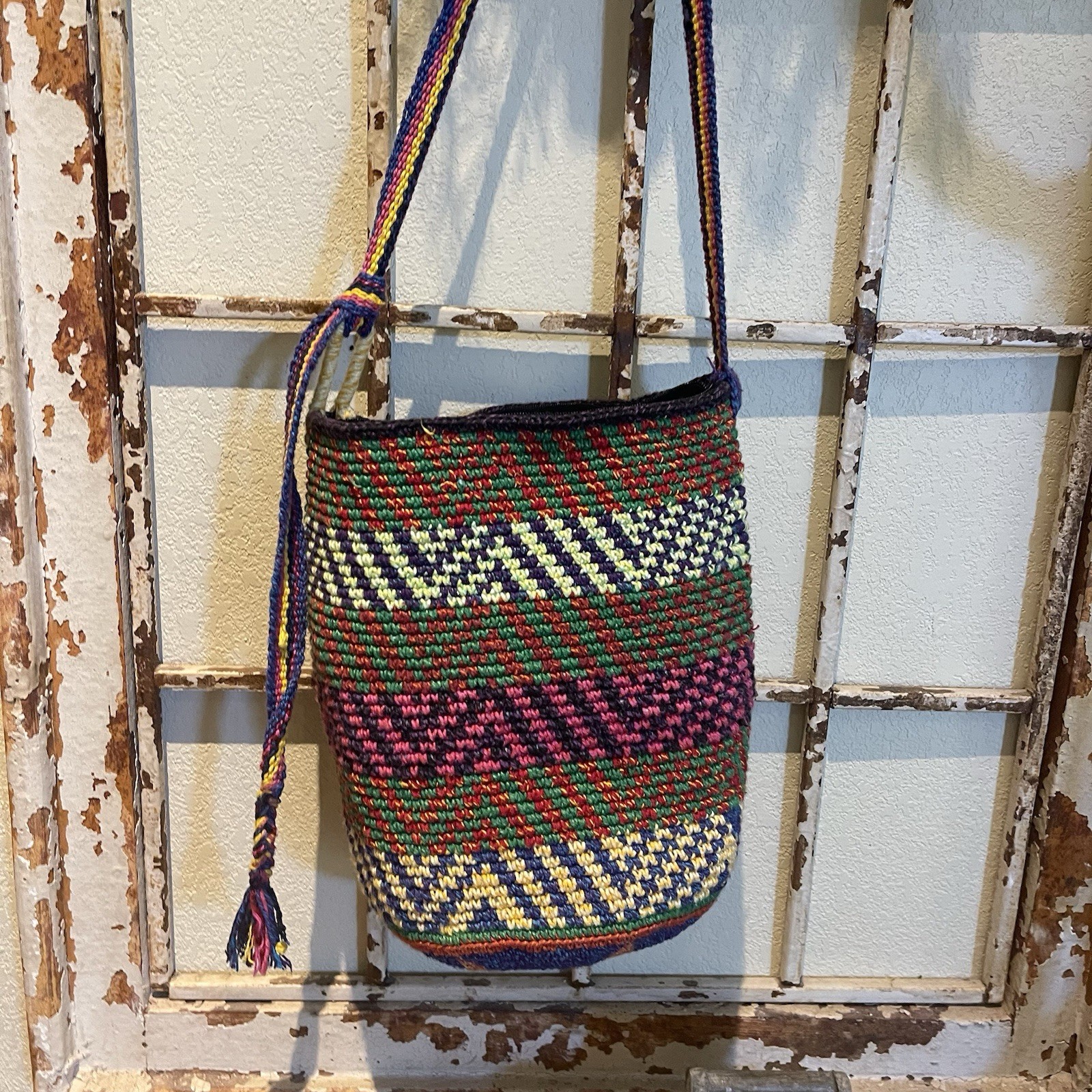 Handmade Guatemalan Hackysack Style Shoulder Bag … - image 9